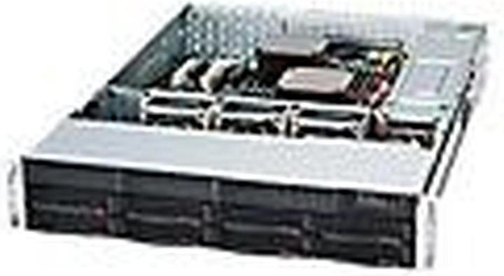 Produktbild Supermicro SC825 TQC-R802LPB - Rack-Montage - 2U