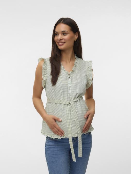 Produktbild Mamalicious Normal geschnitten V-Ausschnitt Top Bluse (M)
