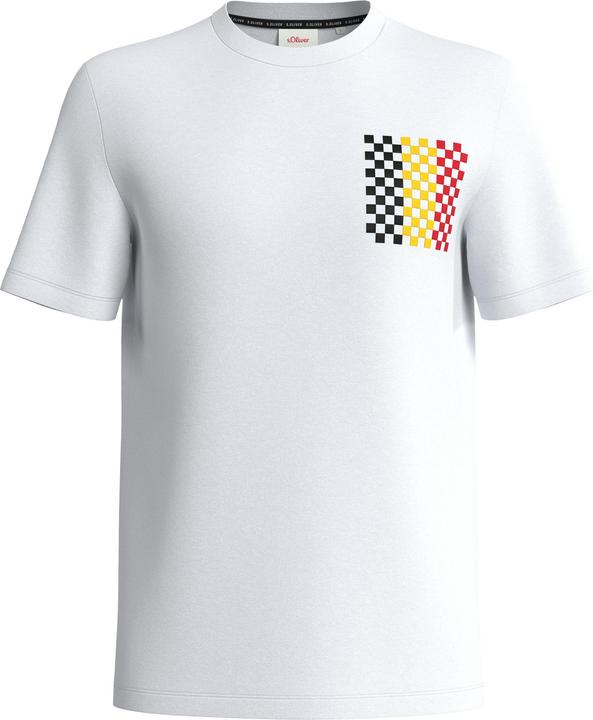 S.Oliver T-Shirt Unisex Baumwoll-T-Shirt mit EM-Print (L)