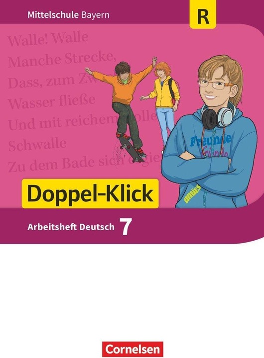 Produktbild Doppel-Klick - Mittelschule Bayern. 7. Jahrgangsstufe - Arbeitsheft mit Lösungen (Deutsch, Leipold, Susanne/Potyra, Sylvelin/Bonora, Heikeua, 2019)