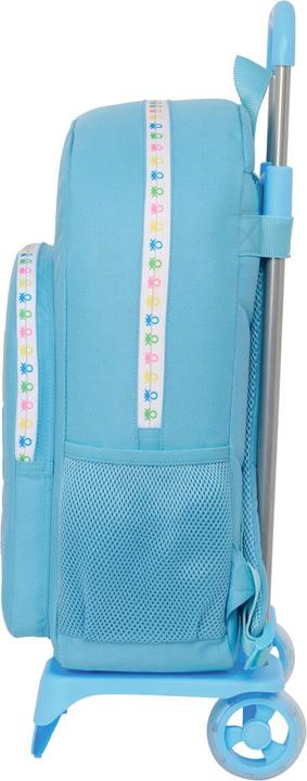 Immagine prodotto Benetton Zaino scuola con ruote Spring sky blue 30 x 46 x 14 cm