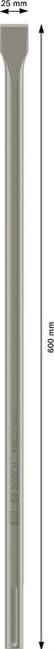 Produktbild Bosch Professional Zubehör PRO SDS max-4C Flachmeissel, 25 x 600 mm (25 mm)