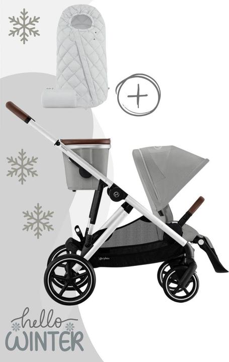 Actual product image Cybex Gazelle S Kinderwagen / Geschwisterwagen inkl. Snogga 2.0 Fusssack (0 Months - 4 years)