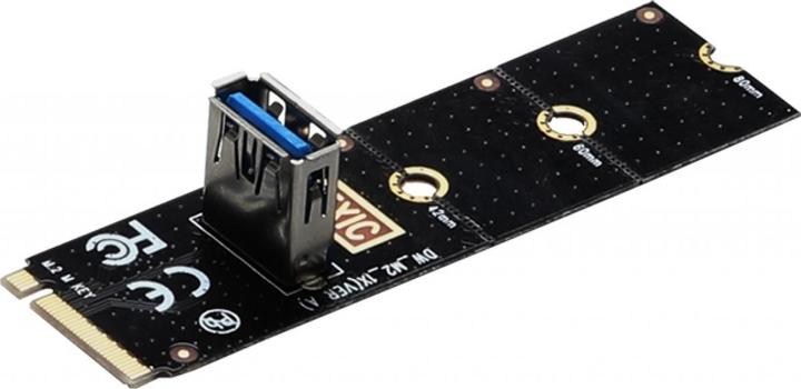 Immagine prodotto PowerGuard Scheda riser M.2 PCI Express a PCI-E Express (USB 3.0) per slot M.2