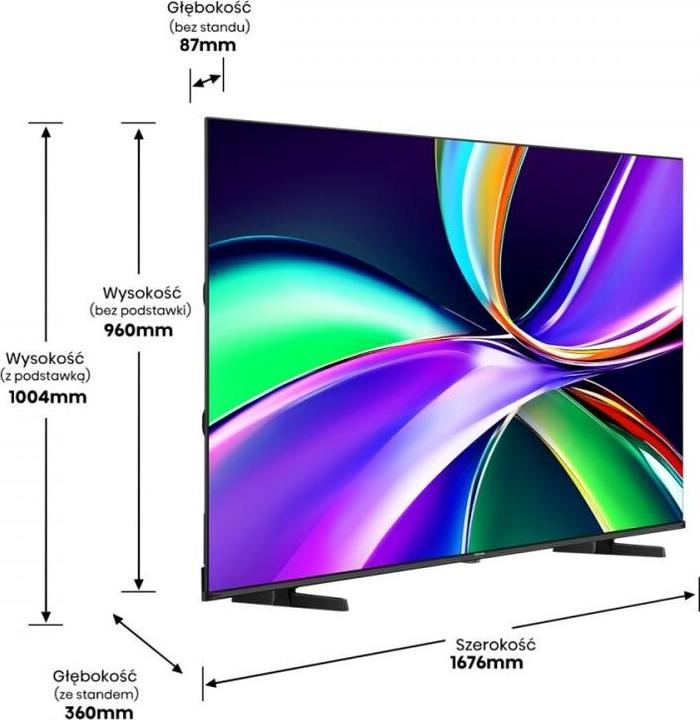 Image du produit Hisense TV 75E7Q (75", QLED, 4K)
