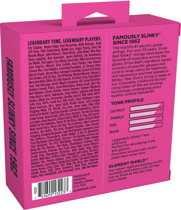 Produktbild Ernie Ball Slinky Nickel 3 Super (6 x, E-Gitarre, 0.04")