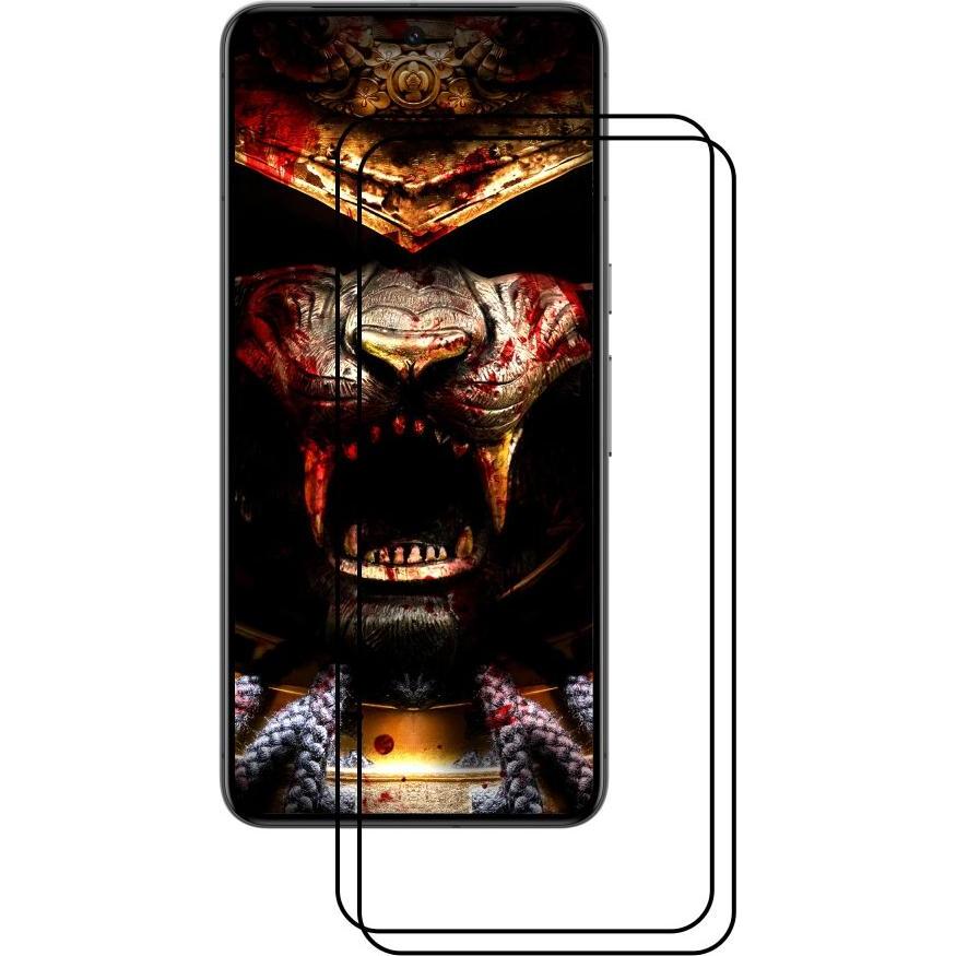 Protectorking 2x Echtes Tempered 9H Panzerhartglas 3D KLAR (2 Stück, Google Pixel 8 Pro), Smartphone Schutzfolie