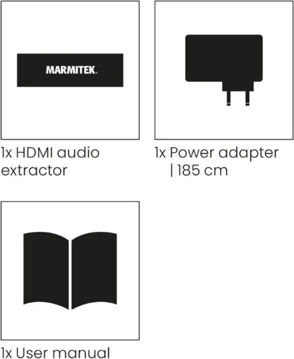 Immagine prodotto Marmitek Connect AE34 HDMI Audio Extractor 8K eARC
