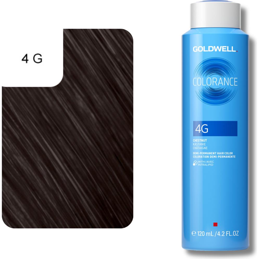 Thumbnail - Goldwell, Haarfarbe, Colorance (4G Kastanie)