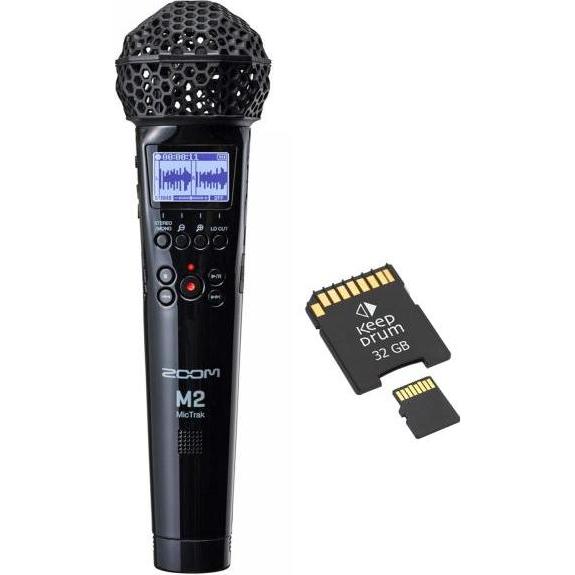 Zoom M2 MicTrak 2-Kanal Audio Recorder mit SD-Karte (Mehrspurrecorder), Audiorecorder