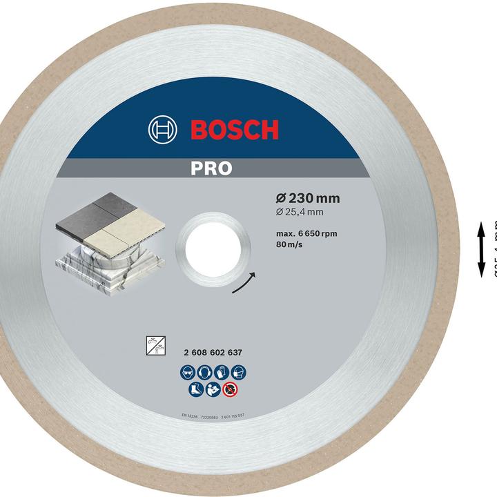 Produktbild Bosch Professional Zubehör PRO Ceramic Diamanttrennscheibe, 230 x 25,4 mm