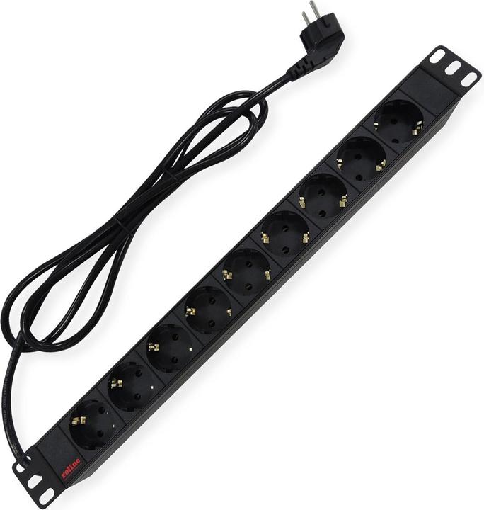 Actual product image Roline Power strip (rack (9x, CEE 7/3, 2 m)