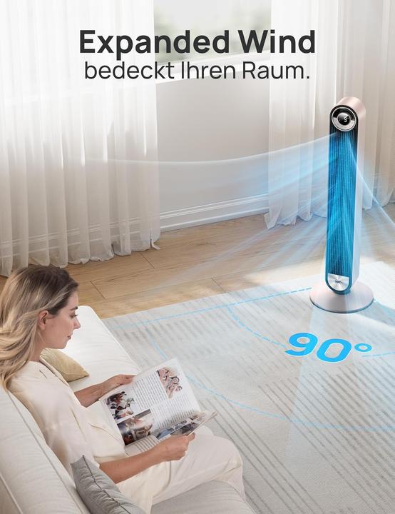 Image du produit Dreo Turmventilator Sternenlicht mit Sprachsteuerung (25 dB)