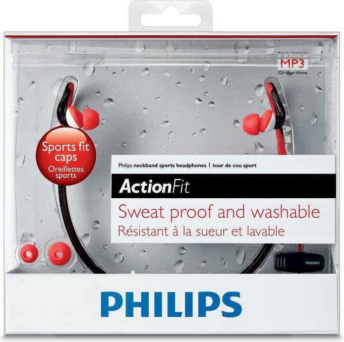 Produktbild Philips Sportkopfhörer mit Nackenband SHQ4000/10 (Kabelgebunden)