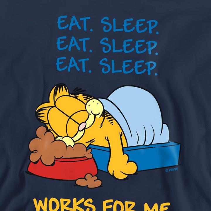 Image du produit Garfield - Sweat WORKS FOR ME - Adulte (L)