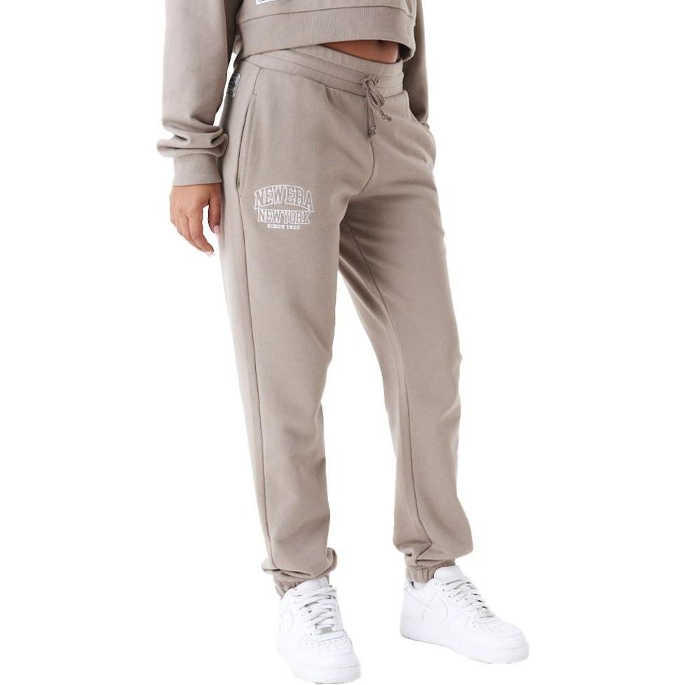 New Era, Damen, Hosen, Ladies Jogger Sweatpants ash brown - XS, Braun, (XS)