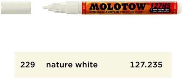 Produktbild Molotow Filzstift One4all 127HS nature white 229 (Naturweiss, 2 mm, 1 x)