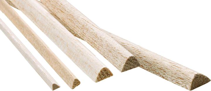 Actual product image Modellbau Lindinger Balsa leading edge 15x22x1000mm