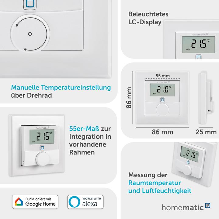 Produktbild Homematic IP Wandthermostat