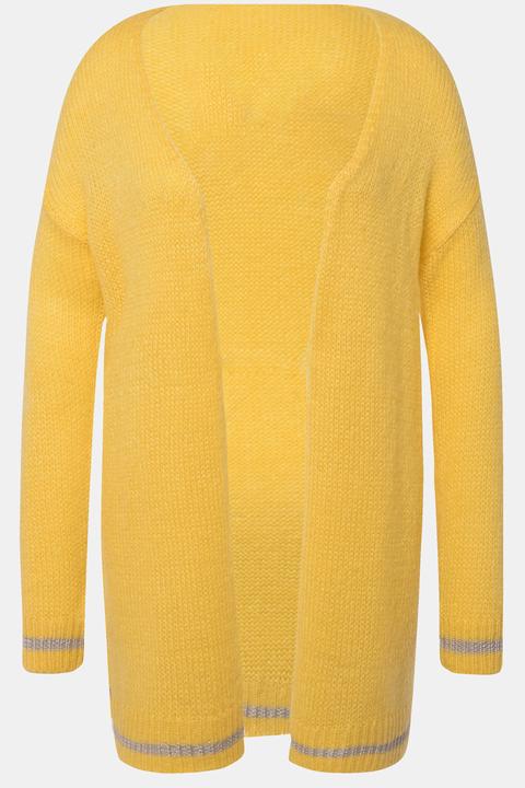 Produktbild Miamoda Strickjacke, Glitzer-Bündchen, offene Form, Langarm (48)