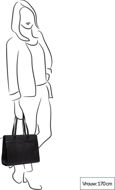 Produktbild The Chesterfield Brand Fidenza Schultertasche Leder 40 cm Laptopfach (21 l)