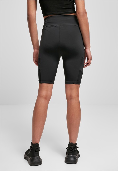 Immagine prodotto Urban Classics Pantaloncini da ciclismo Tech Mesh a vita alta da donna (S)