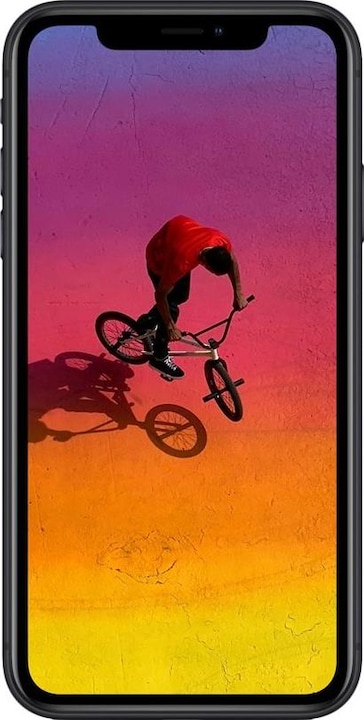 Image du produit T1A Apple iPhone XR remis à neuf (128 Go, Noir, 6.10", 12 Mpx, Double SIM, B / Très bon)
