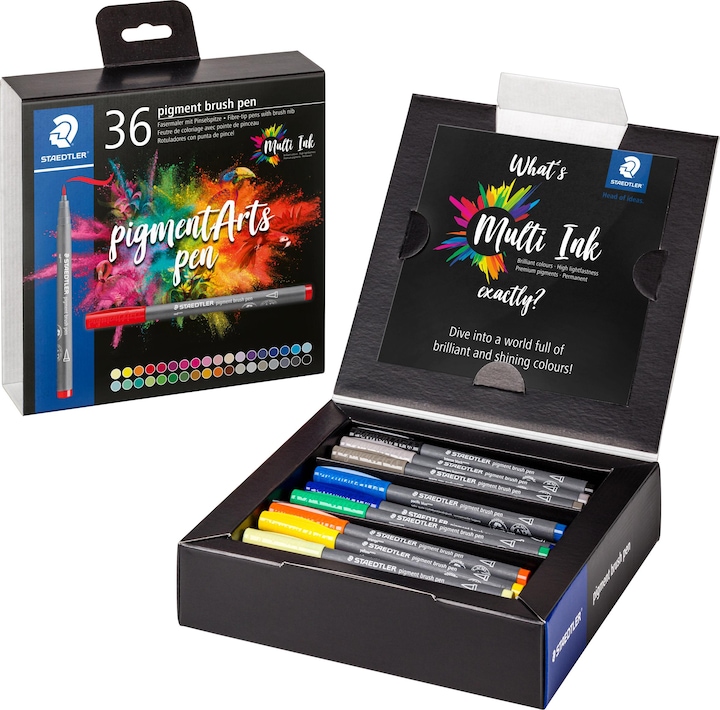 Produktbild Staedtler Pigment Arts (Basic Colours, 36 Stück, 36 x)
