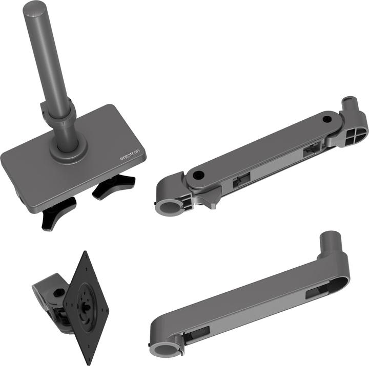 Produktbild Ergotron LX PRO ARM SINGLE DISPLAY TALL POLE darkgrey (Tisch, 34.02", 10 kg)