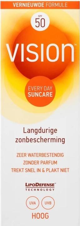 Actual product image Vision Spf50 Sunscreen (Suntan cream, SPF 50)