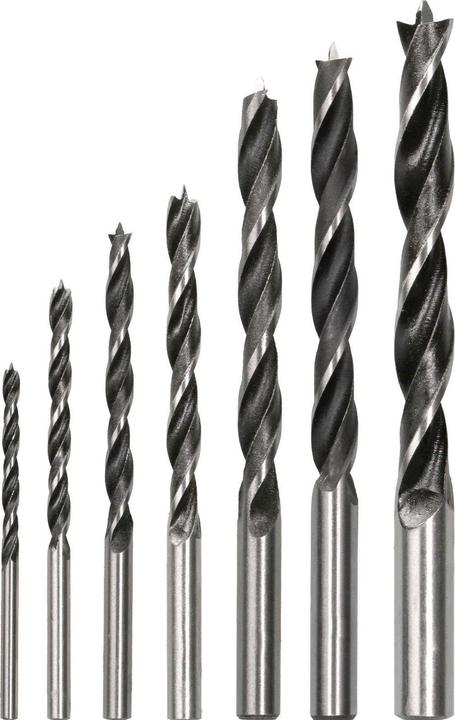 Actual product image Bosch Professional Zubehör PRO Wood twist drill set. 7 pcs. (8 mm, 10 mm, 4 mm, 3 mm, 5 mm, 6 mm, 7 mm)