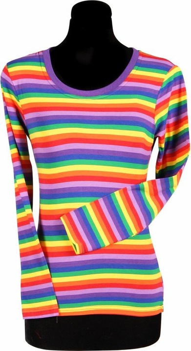 Produktbild Thetru Damen Ringelshirt langarm bunt – alltagstauglich (S)