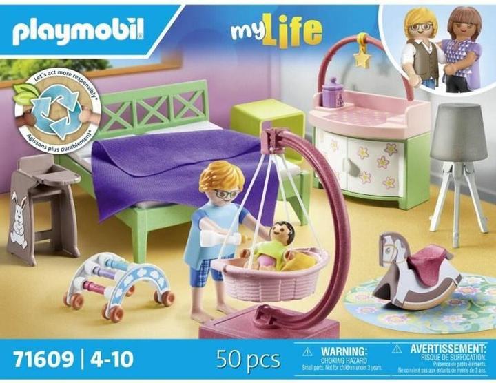 Actual product image Playmobil Bedroom with baby play corner (71609, Playmobil My Life)