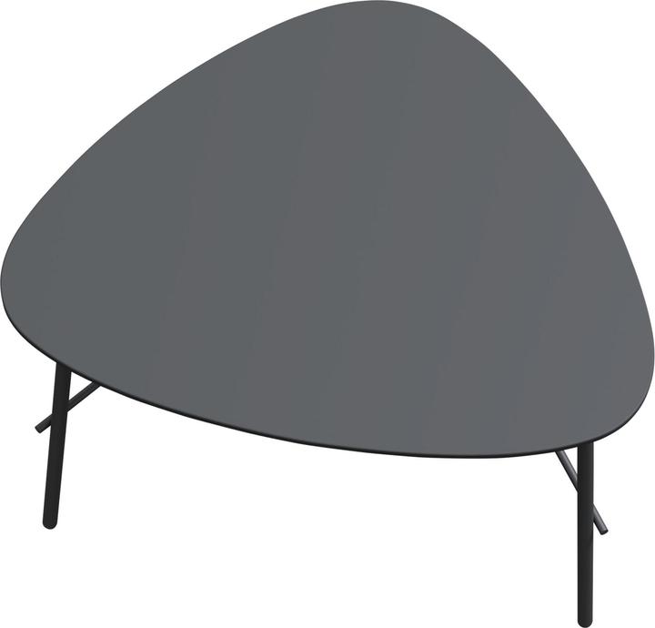 Actual product image Paperflow LAZY side table wood black 60.5 x 50.0 x 45.0 cm