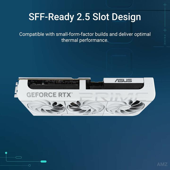Image du produit ASUS Prime GeForce RTX 5070 OC White (12 Go)