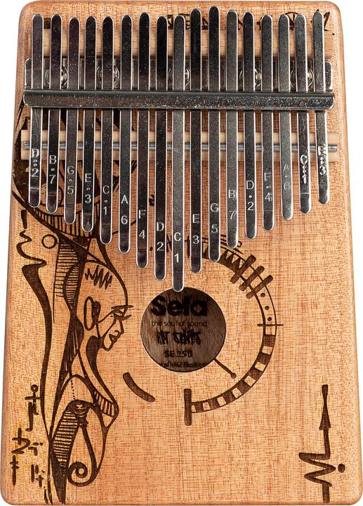 Actual product image Sela SE250 Kalimba Mahogany 17 Peaceful Mind (Percussion)
