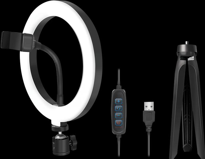 Actual product image LogiLink Smartphone ring light (Ring light)