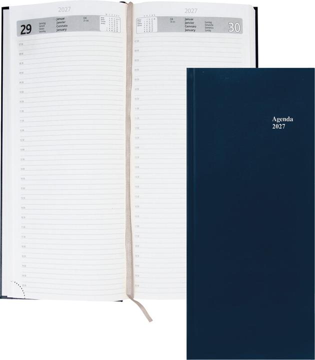 Image du produit Simplex Agenda commercial, format long (13,5 x 31,5 cm, 1 jour / 1 page)