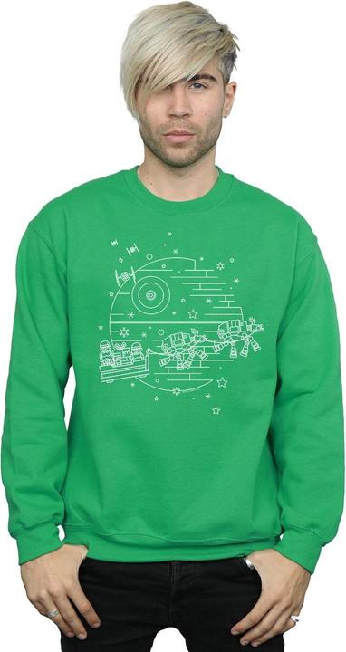 Immagine prodotto Star Wars Death Star Sleigh Felpa Uomo (L)