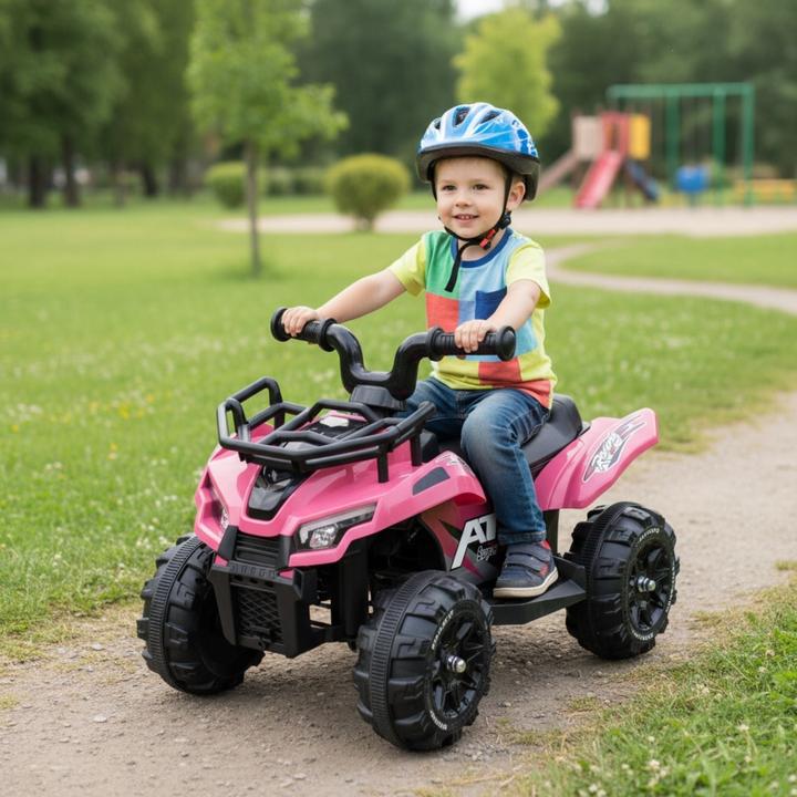Actual product image Hermex Elektro-Quad für Kinder Kinderfahrzeug Elektrofahrzeug Spielzeug ATV (6 V)