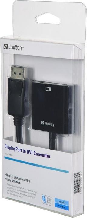 Produktbild Sandberg DisplayPort zu (DVI, 20 cm)