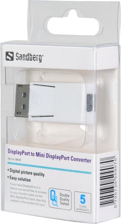 Produktbild Sandberg Mini DisplayPort zu (Mini DP)
