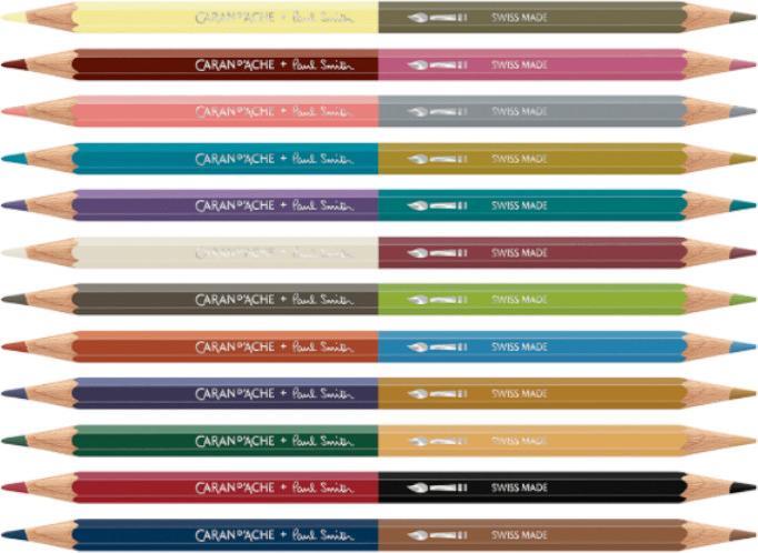 Produktbild Caran d'Ache Farbstifte Bicolor Paul Smith (12x)
