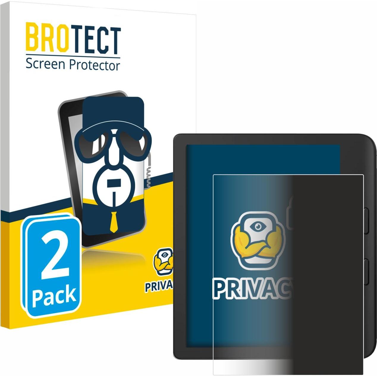 BROTECT Sichtschutzfolie Anti-Spy Privacy Folie Blaulicht-Schutz, eReader Zubehör, Blau