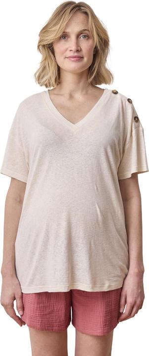Produktbild Vertbaudet Umstands-Shirt mit V-Ausschnitt, Leinen/Viskose (36, 38)