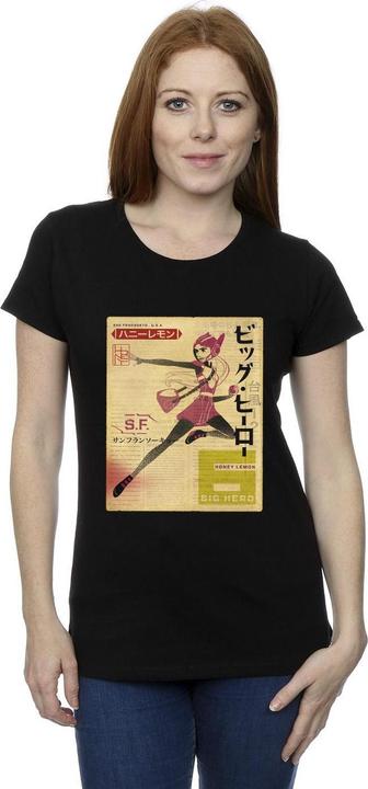 Image du produit Disney - T-shirt BIG HERO BAYMAX HONEY LEMON NEWSPAPER - Femme (L)