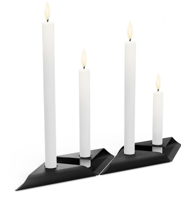 Actual product image Höfats SQUARE CANDLE black, VE 4