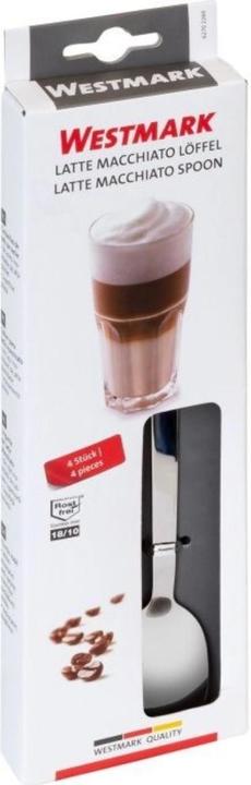 Actual product image Westmark 4 latte macchiato spoons, 18/10 stainless steel (4 pcs., Cutlery set)