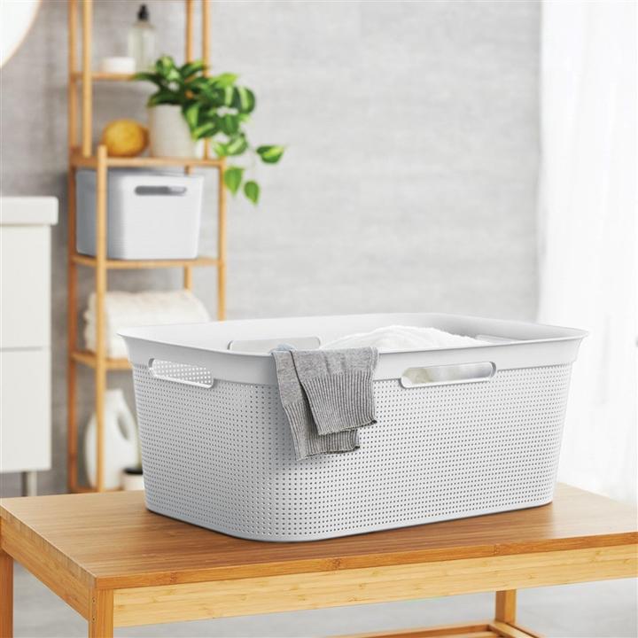 Image du produit Rotho Basket Laundry Brisen 41l White Color (40 l)