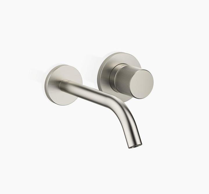Actual product image Dornbracht Meta PURE wall-mounted single-lever basin mixer without pop-up waste, 190 mm projection